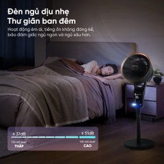 Quạt đối lưu không khí Kosmen Eco ECO-F40AI-B, quạt thông minh điều khiển bằng giọng nói