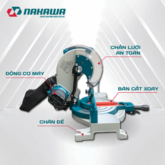 Máy cắt nhôm curoa NAKAWA NK-MS255A