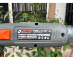 Máy Vặn Vít Gập Dùng Pin 7.2V Dekton DK-VGT12N Màu Xám, Pin 2000mAh X2