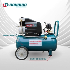 Máy Nén Khí đầu liền 2 tụ NAKAWA NK-2T3035PRO 2250W 35L