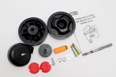 Máy nén khí Mitsukaisho 24-2.0 2.0HP Xanh dương Điện 1 pha (Không dầu,nhanh,dây đồng)