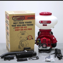 Máy phun thuốc trừ sâu, công trùng động cơ OSHIMA 3WF-3A-43 43cc Đỏ 2 thì (3 chức năng)