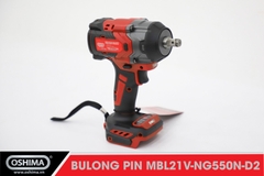 Mở bu lông pin lithium Oshima MBL21V-NG550N-D2 (Thân máy)