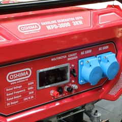 Tổ máy phát điện OSHIMA MPD-3000 3.0KW Đỏ 4 thì (chạy xăng)