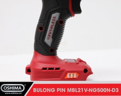 Mở bu lông pin lithium Oshima MBL21V-NG500N-D3 (Thân Máy)