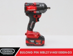 Mở bu lông pin lithium Oshima MBL21V-NG1000N-D3 (Thân Máy)