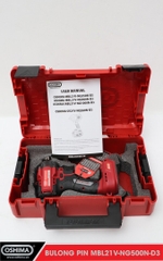 Mở bu lông pin lithium Oshima MBL21V-NG500N-D3 (Thân Máy)
