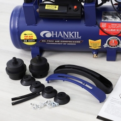 Máy nén khí HANKIL 12-1.5-S 1.5HP Xanh Điện 1 pha (Không dầu,nhanh,dây đồng)