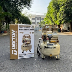 Máy nén khí không dầu 12L 1.1HP Dekton DK-AC2912VTG (màu be)