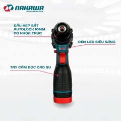 Máy khoan pin 3 chức năng NAKAWA NK-KD1610/60PLUS