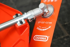 Máy cắt cỏ Oshima 226 850W Cam-xám 2 thì (rời, chết)