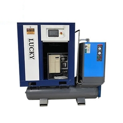 Máy nén khí trục vít tích hợp 20HP (15kW) biến tần 8 bar 380V Lucky CP20A