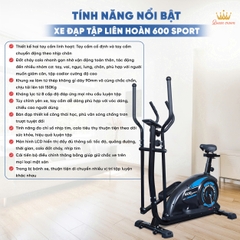 Xe đạp tập toàn thân Queen Crown QC 600 Sport
