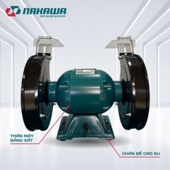 Máy mài 2 đá 200MM NAKAWA NBG200 1/2HP