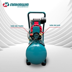 Máy nén khí không dầu, tốc nhanh, siêu êm Nakawa NK-BH1615E - 15 lít 1200W
