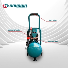 Máy nén khí không dầu, tốc nhanh, siêu êm Nakawa NK-BH2530E - 30 lít 1875W