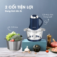 Máy xay thịt KALITE KM355 đa năng dung tích 2L