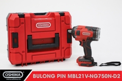 Mở bu lông pin lithium Oshima MBL21V-NG750N-D2 (Thân máy)