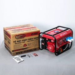 Tổ máy phát điện OSHIMA MPD-3000-D 3.0KW Đỏ 4 thì (chạy xăng)