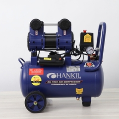 Máy nén khí HANKIL 24-2.0-S 2.0HP Xanh Điện 1 pha (Không dầu,nhanh,dây đồng)