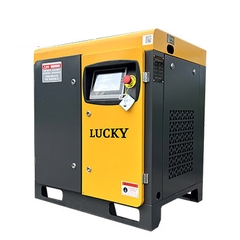 Máy nén khí trục vít cao cấp 20HP (15kW) biến tần 8bar 380V Lucky HBBT20A