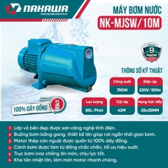 Máy bơm nước chân không NAKAWA NK-MJSW/10M