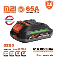 Pin 21V Gen 3 Dekton M21-B2065PLUS - Dòng Xả 65A