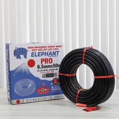 Ống nhựa PVC ELEPHANT Pro 8.5mm x 50m Đen