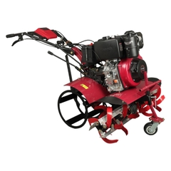 Máy xới đất 2 cầu trước Huspanda HCT186DE (Động cơ dầu 186FA- Estart)