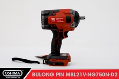 Mở bu lông pin lithium Oshima MBL21V-NG750N-D2 (Thân máy)