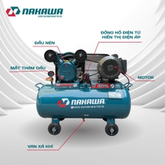 Máy Nén Khí Dây Đai NAKAWA NK1060PRO 750W 60L
