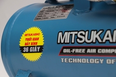 Máy nén khí Mitsukaisho 12-1.5 1.5HP Xanh dương Điện 1 pha (Không dầu,nhanh,dây đồng)