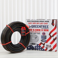 Ống nhựa PVC GREENTREE Pro 8.5mm x 50m Đen