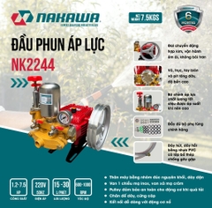 Đầu phun áp lực NAKAWA NK2244 (1.5 – 2.0HP)