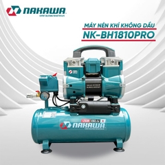 Máy nén khí không dầu, tốc nhanh, siêu êm Nakawa NK-BH1810PRO - 10 lít 1350W