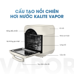 Nồi chiên hơi nước Kalite Vapor 4in1, 8 chế độ nấu tự động