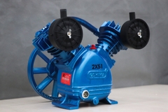 Đầu của máy nén khí OSHIMA 2x51 1/2HP~1HP Xanh đậm (hoạt động bằng sức kéo động cơ)
