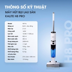 Máy hút bụi lau sàn Kalite H8 Pro