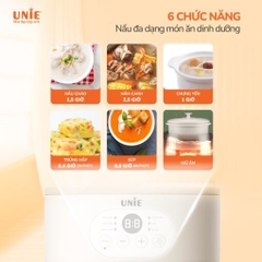 Nồi nấu chậm UNIE USC08W dung tích 0.8L, 6 chức năng nấu, hẹn giờ nấu 12 tiếng