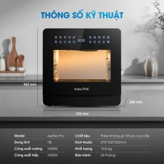 Nồi chiên hơi nước Kalite Jupiter Pro – Công nghệ hơi nước 3S siêu tốc, dung tích lớn 18L