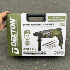 Máy khoan đục 3 chức năng Dekton DK-RH2603XPRO 1050W