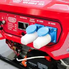 Tổ máy phát điện OSHIMA MPD-3000-D 3.0KW Đỏ 4 thì (chạy xăng)