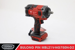 Mở bu lông pin lithium Oshima MBL21V-NG750N-D2 (Thân máy)