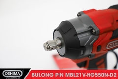 Mở bu lông pin lithium Oshima MBL21V-NG550N-D2 (Thân máy)
