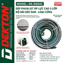 Dây phun cao áp Dekton DK-DN50C - Cứng - Đường kính 8.5 mm (mét)