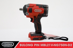 Mở bu lông pin lithium Oshima MBL21V-NG750N-D2 (Thân máy)