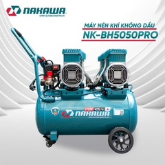 Máy nén khí không dầu, tốc nhanh, siêu êm Nakawa NK-BH5050PRO - 50 lít 3750W