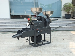 Khung, cối xát nghiền gạo Huspanda HNF-690IS (Pulley đảo chiều - Không motor -  Không Sàng lọc sạn rung )