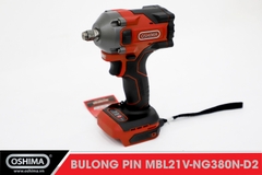 Mở bu lông pin lithium Oshima MBL21V-NG380N-D2 (Thân máy)