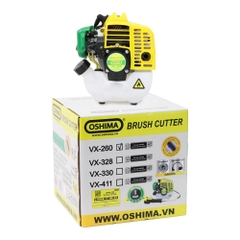 Máy cắt cỏ Oshima VX260 0.7KW Vàng-xanh 2 thì (rời, xoay)